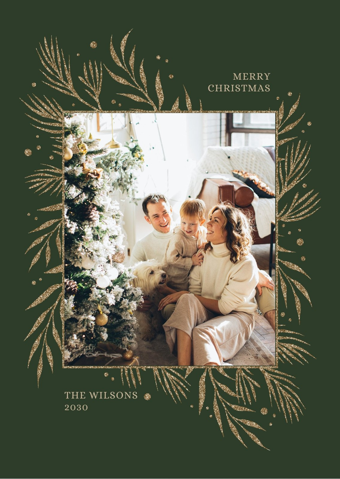 Free Custom Printable Christmas Card Templates | Canva throughout Printable Christmas Card With Photo