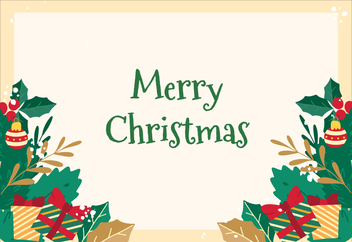 Free Printable Blank Christmas Card Template To Edit Online regarding Printable Christmas Card Template