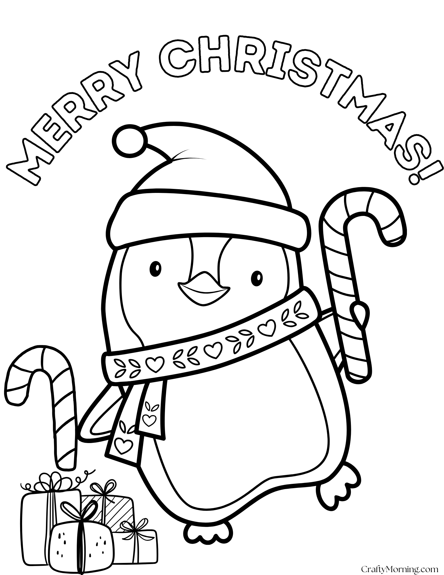 Free Printable Christmas Coloring Pages - Crafty Morning with Christmas Printable