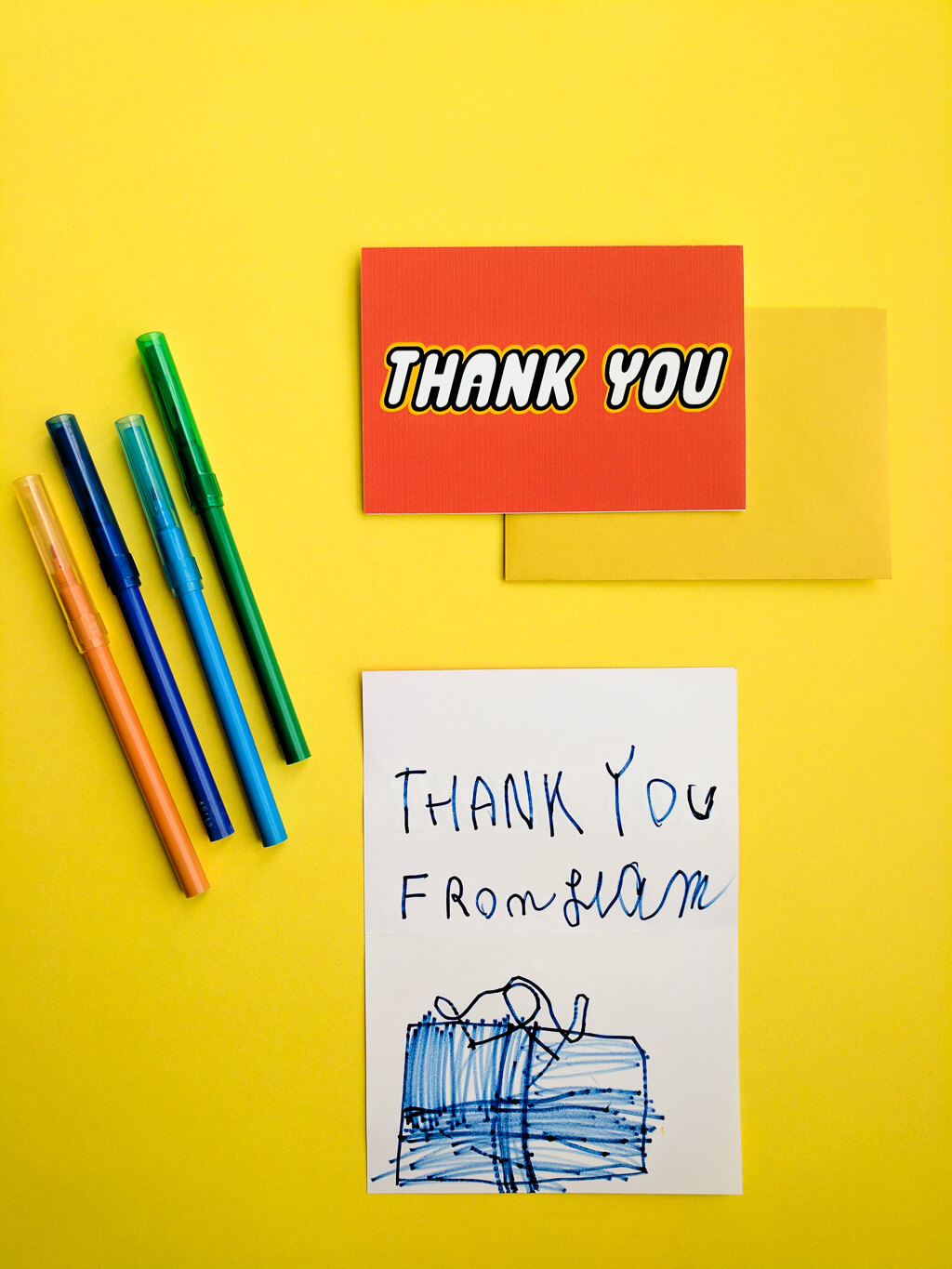 Free Printable Lego®-Inspired Thank You Cards For A Lego Birthday regarding Lego Thank You Cards Printable Free