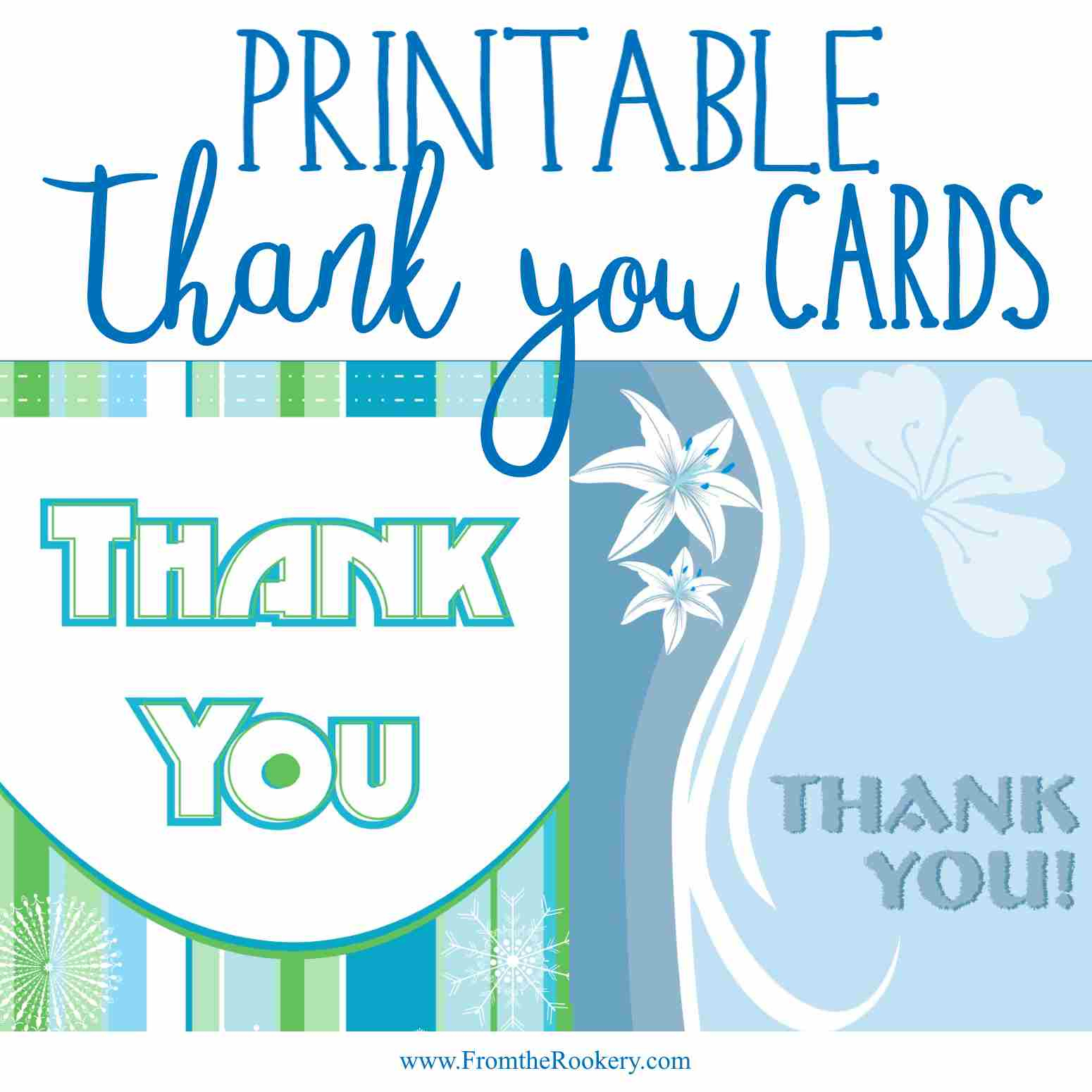Free Printable Thank You Cards pertaining to Printable Thank You Cards Free with Photo