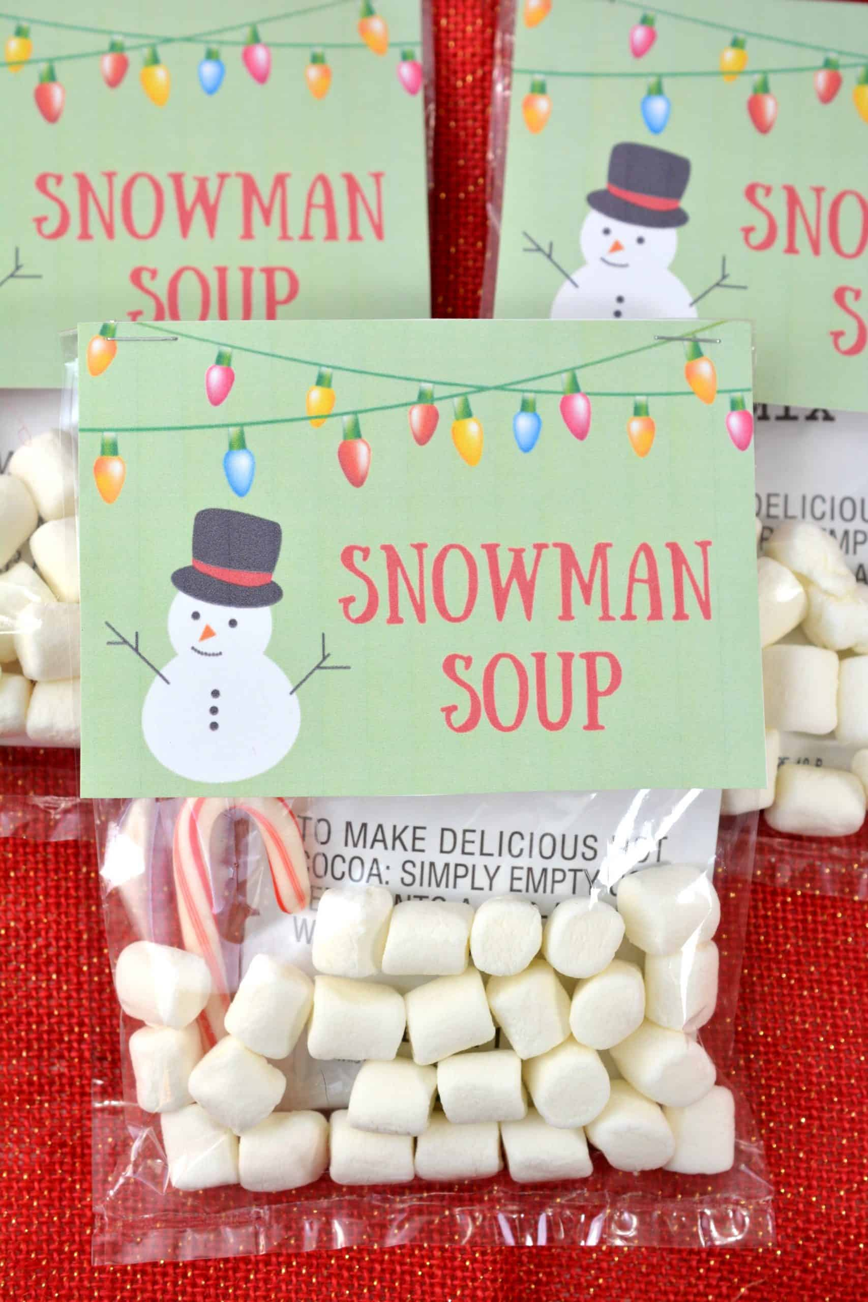 Homemade Holiday Gift Idea: Snowman Soup With Free Printable inside Snowman Soup Printable For Adults