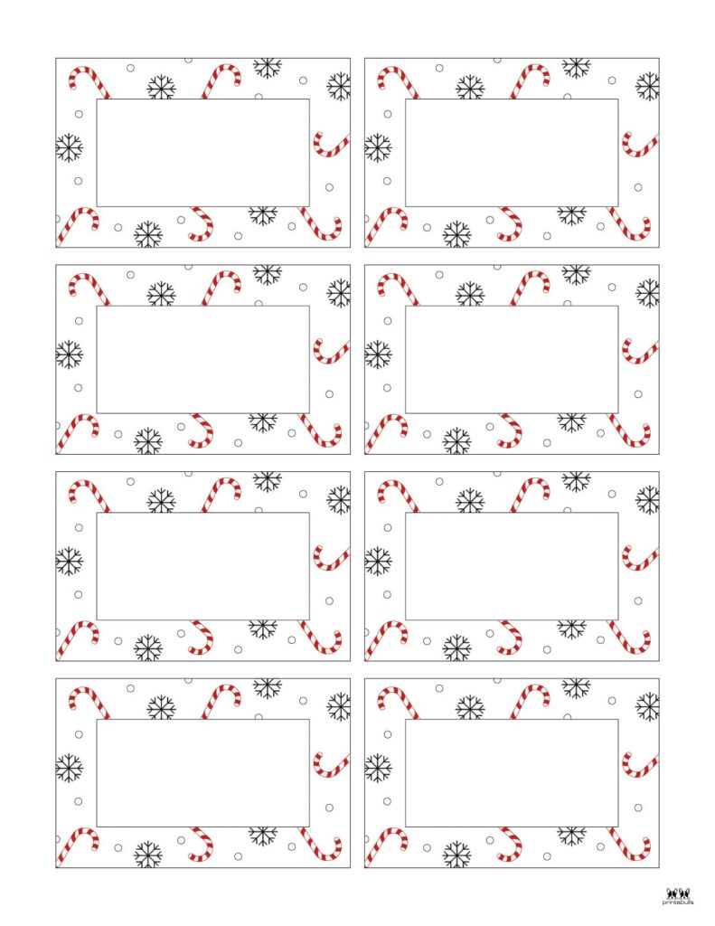 Name Tags - 44 Unique Designs - Free | Printabulls inside Christmas Name Tags For Table Printable