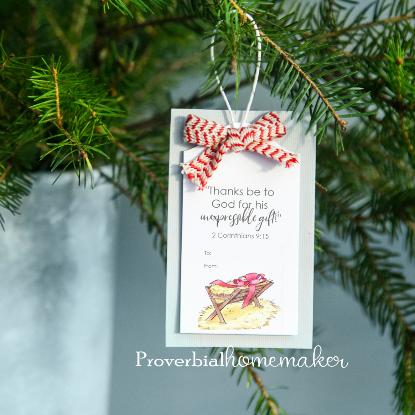 Printable Christmas Gift Tags With Scripture throughout Free Printable Religious Christmas Gift Tags