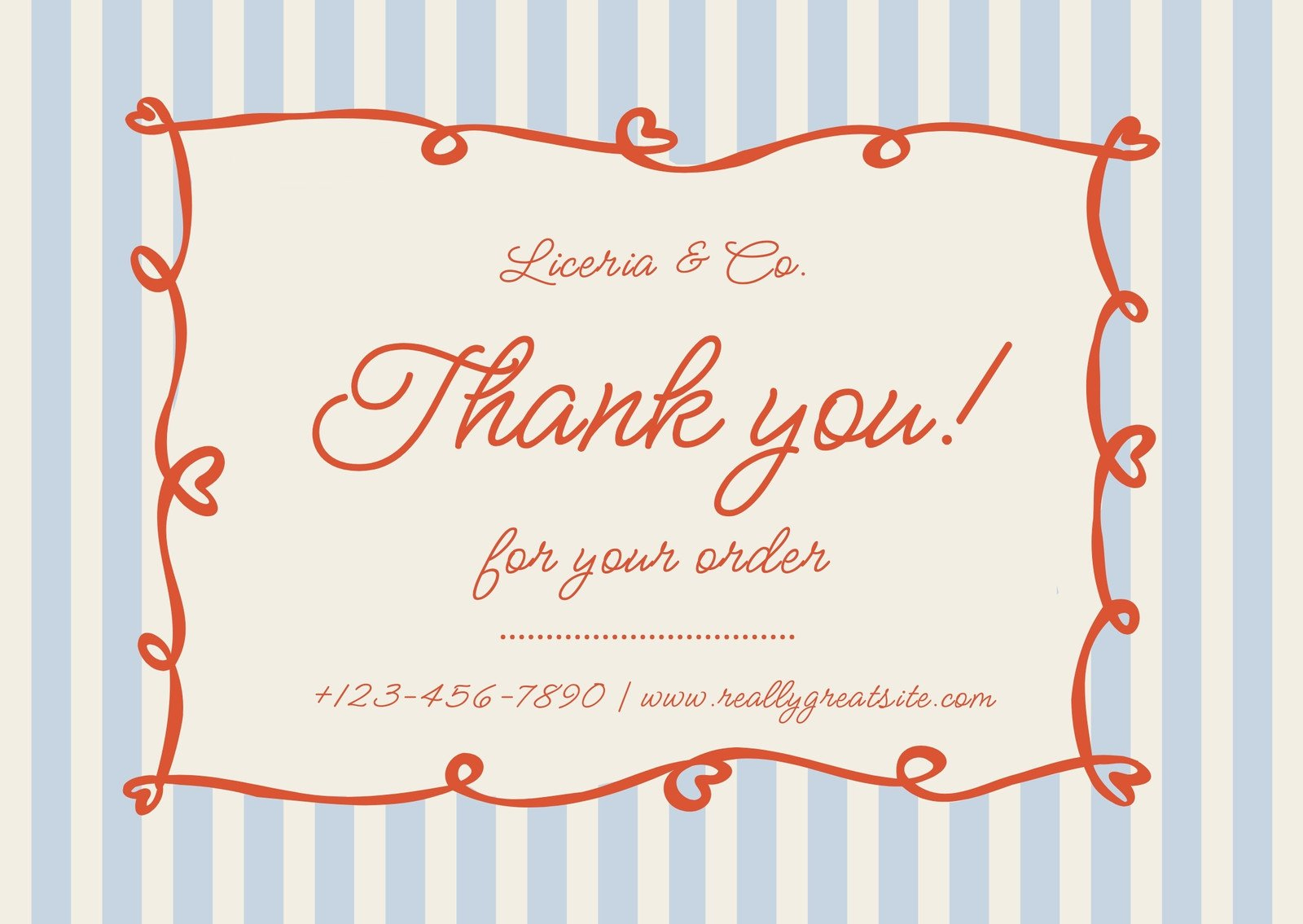 Printable, Customizable Thank You Card Templates | Canva inside Free Love Printable Cards For Thank You