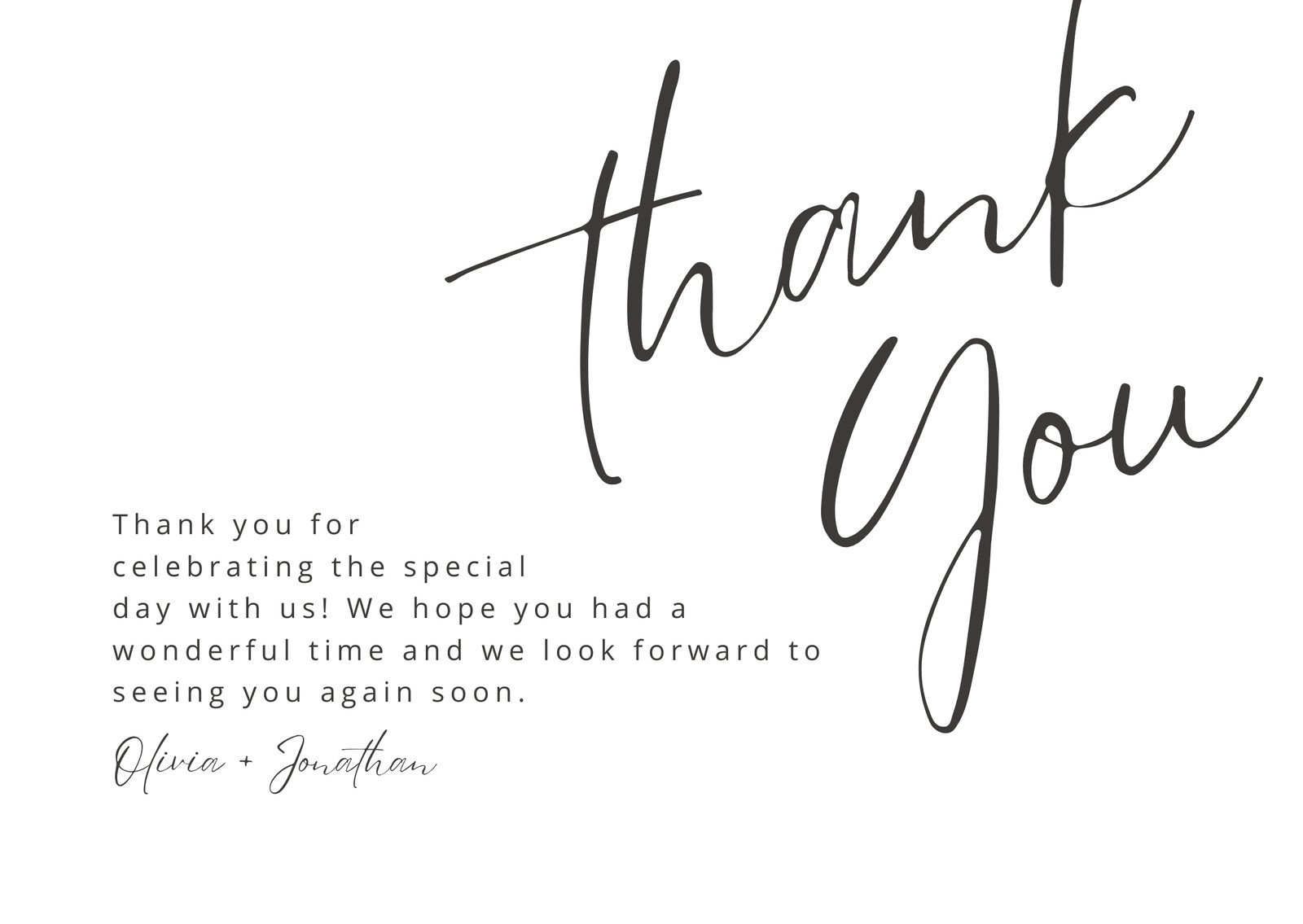 Printable, Customizable Thank You Card Templates | Canva intended for Employee Thank You Cards Printable