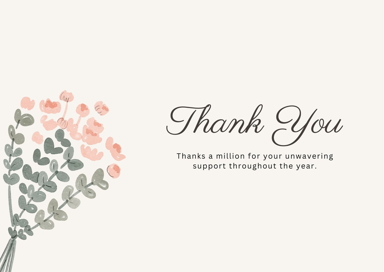 Printable, Customizable Thank You Card Templates | Canva regarding Thank You Cards Printable Free Download