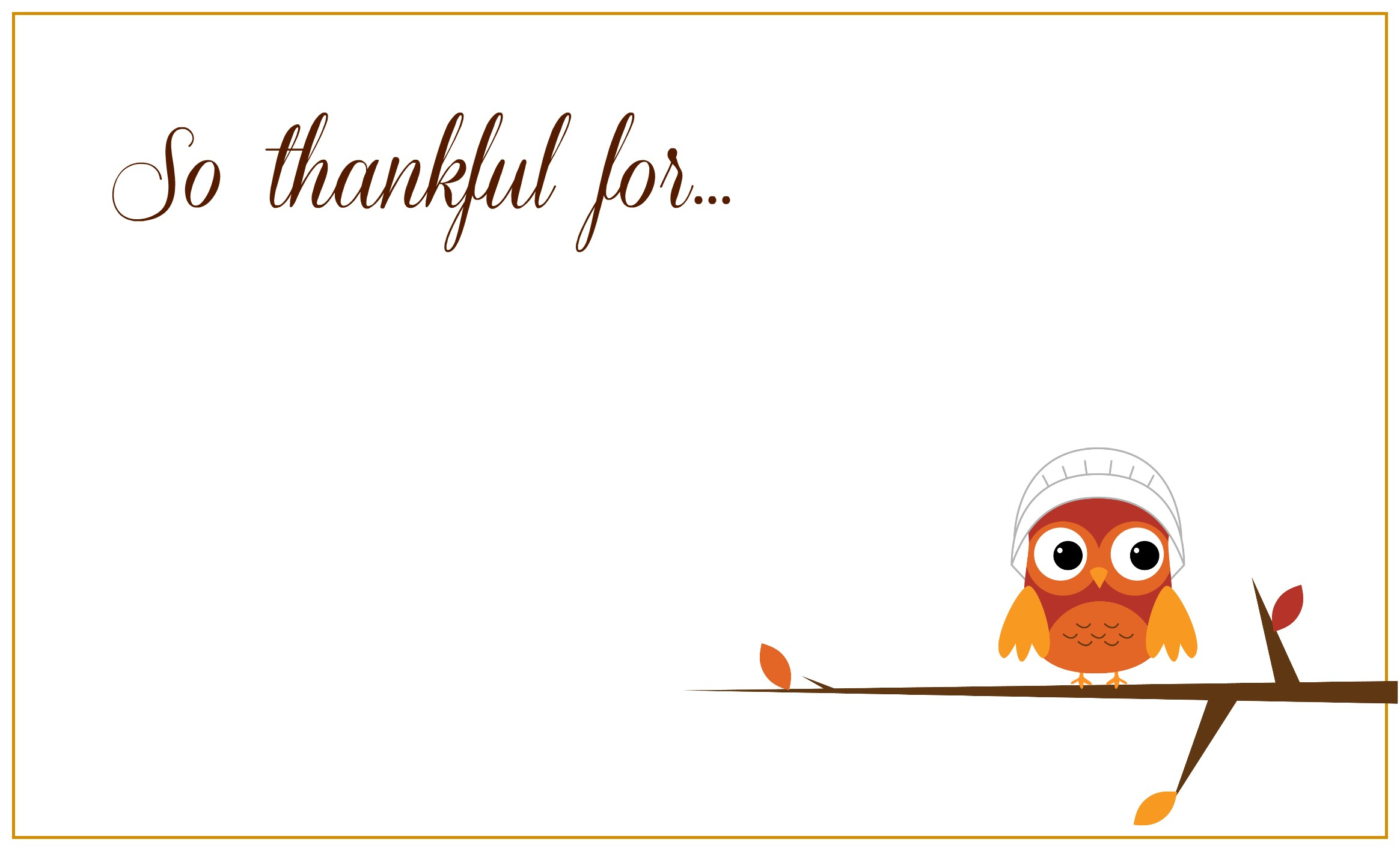 Printable Thanksgiving Placecards - Creative Market Blog in Thanksgiving Thank You Cards Printable