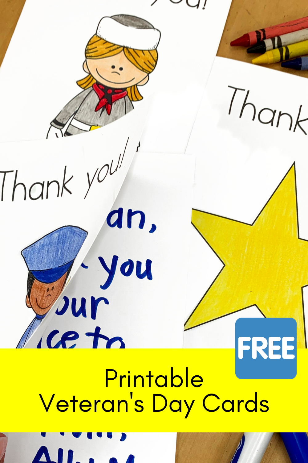 Printable Veteran&amp;#039;S Day Cards | Mrs. Karle&amp;#039;S Sight And Sound Reading in Veterans Thank You Cards Free Printable