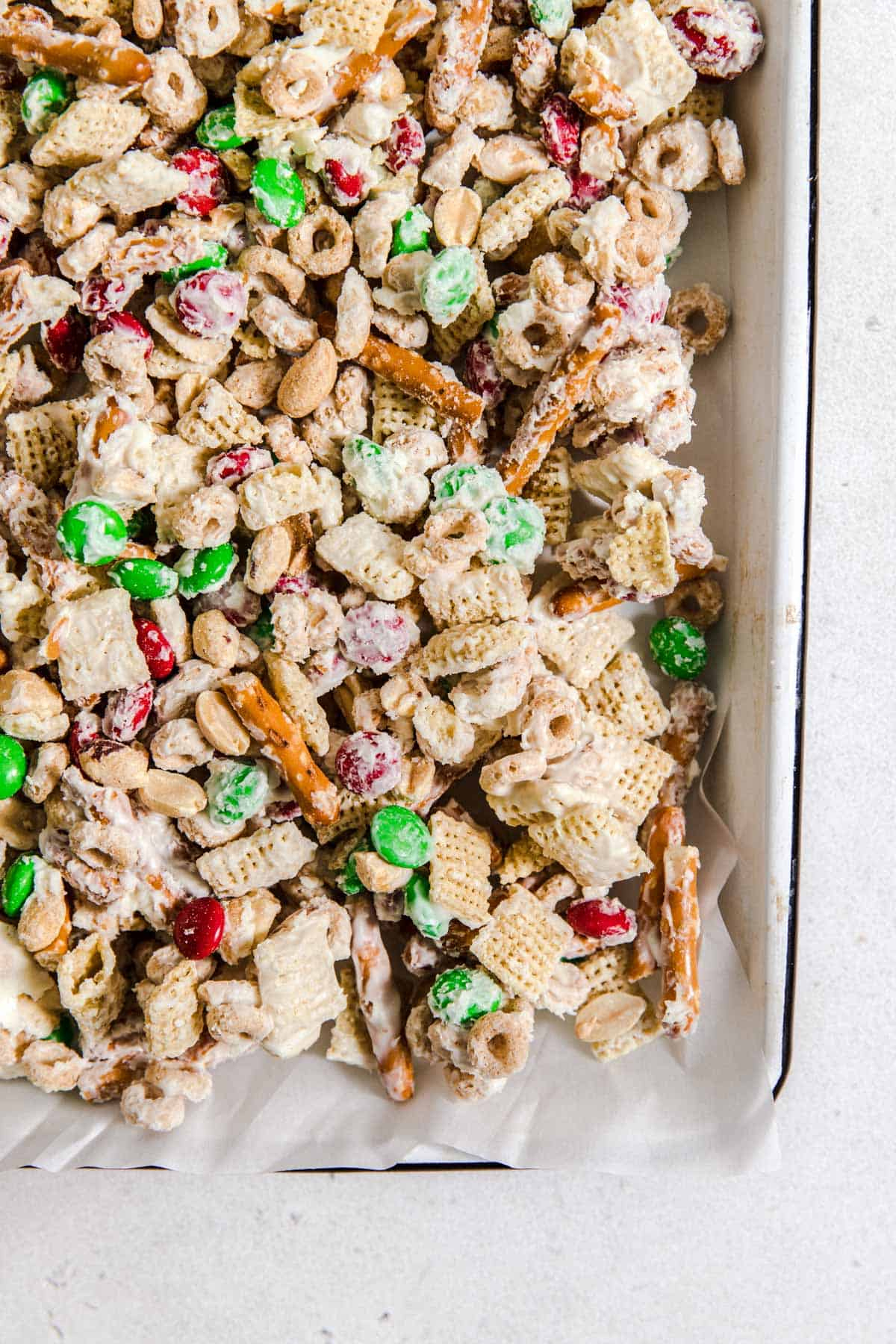 Reindeer Chow with Reindeer Food Recipe