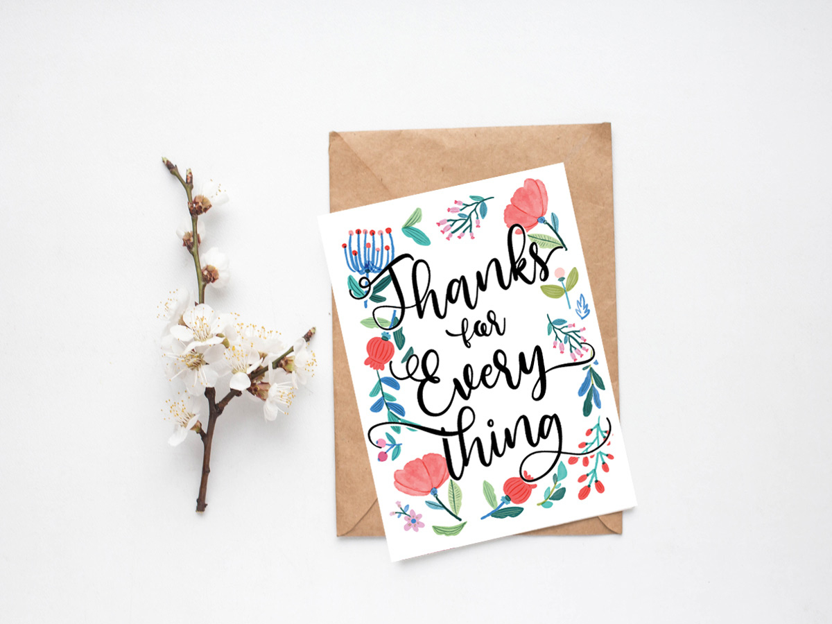 Show Your Appreciation With This Gorgeous, Printable Mother&amp;#039;S Day for Homemade Thank You Cards Printable
