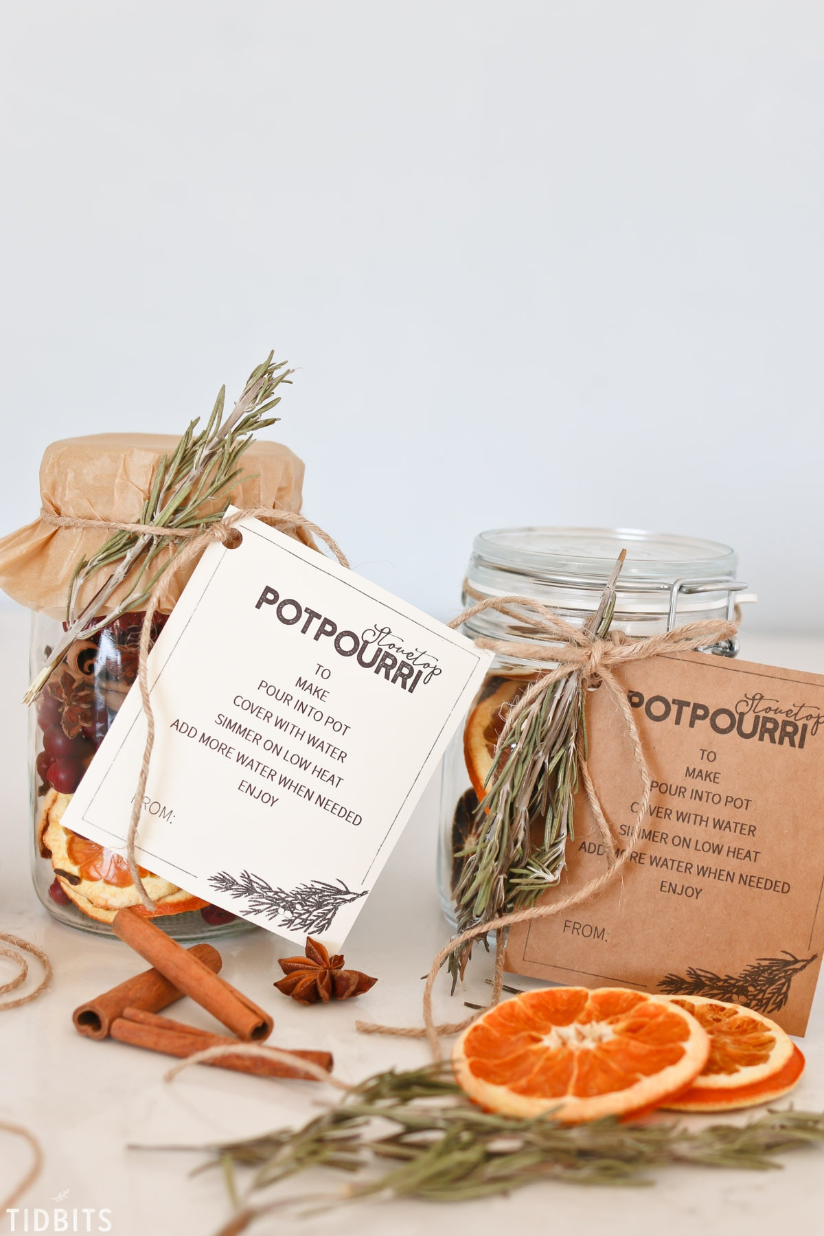 Stovetop Potpourri Printables - Tidbits regarding Free Printable Christmas Potpourri Tags