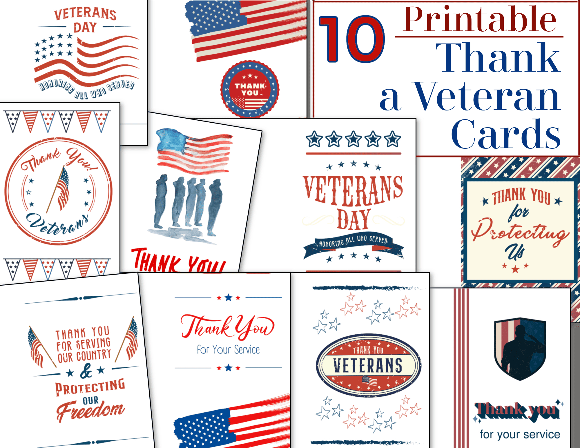 Thank A Veteran Cards - Free Printable - Organized 31 inside Thank You For Your Service Cards Printable