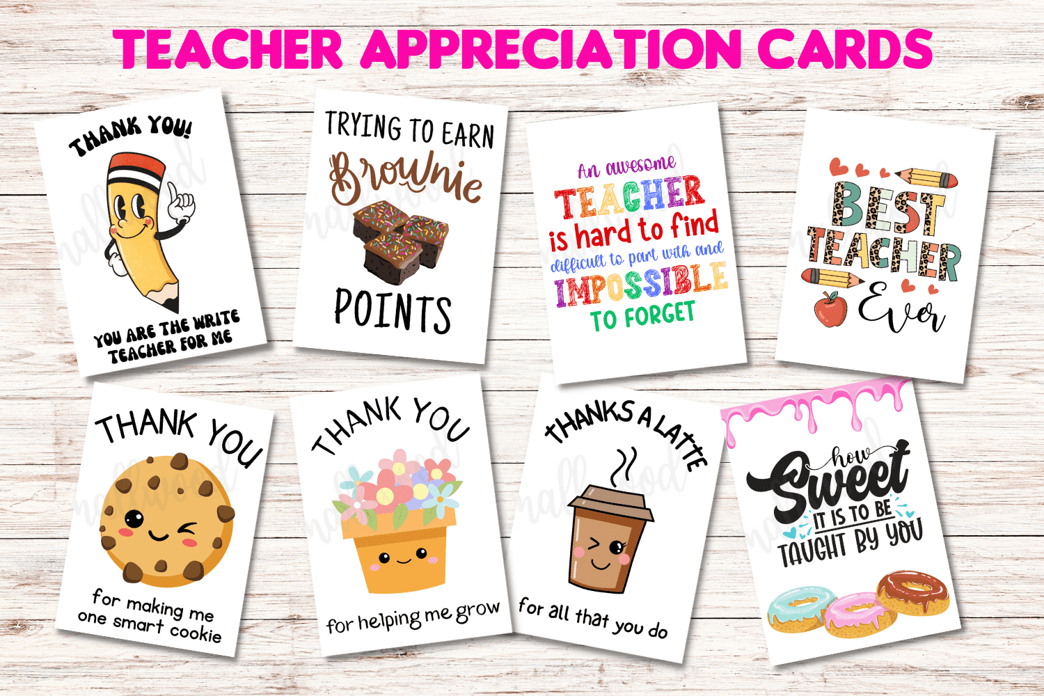 The Best Teacher Thank You Cards (21 Free Printables) - Cassie for Teacher Thank You Cards Printable Free